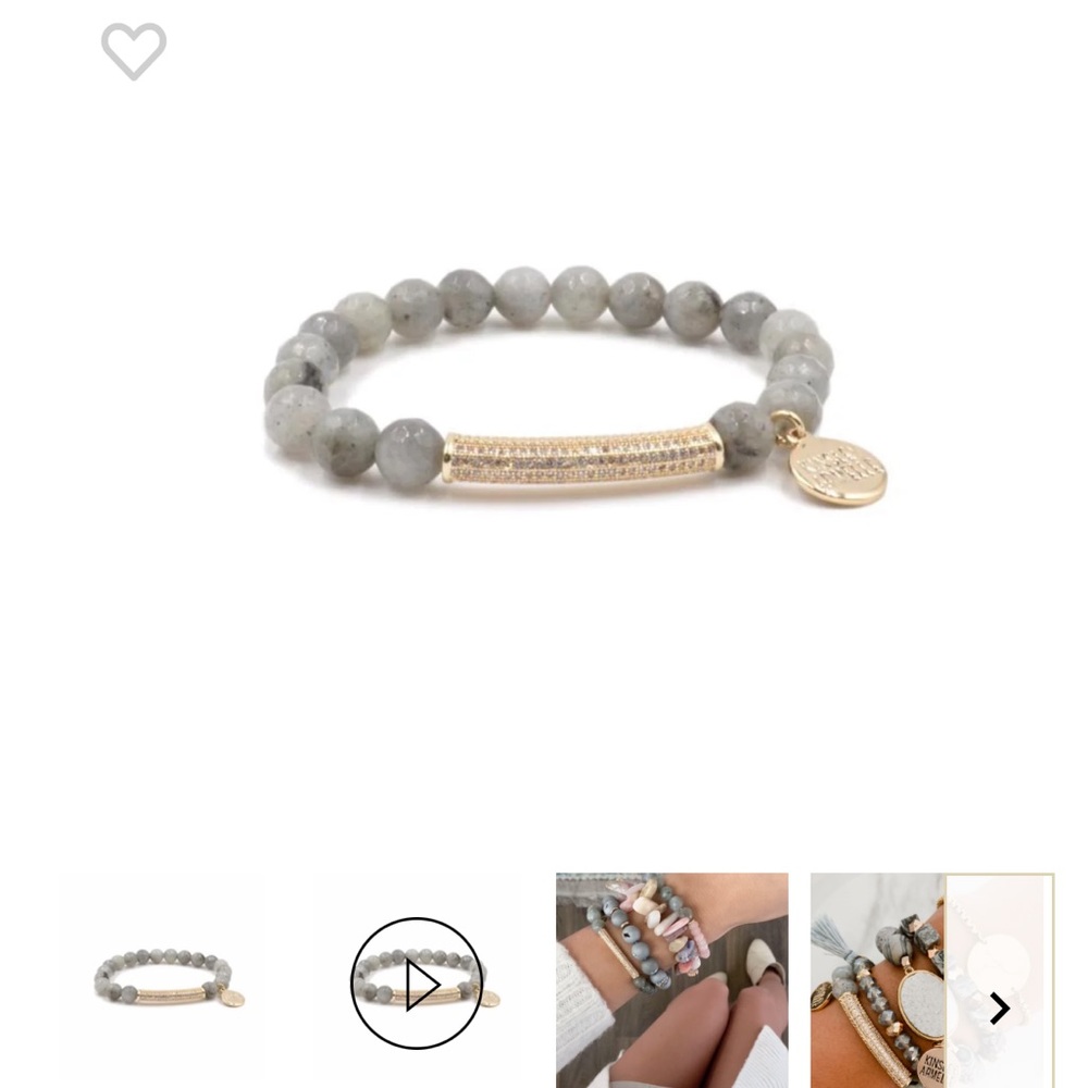Kinsley Armelle, Glitz Collection - Haze Bracelet